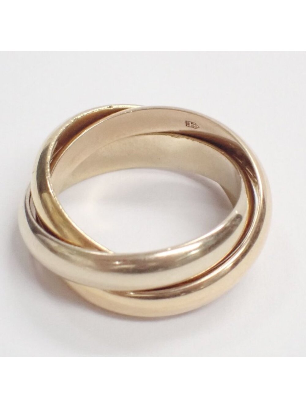 Cartier Trinity Classic MM Ring 750 Gold Silver Pink - Picture 9 of 11